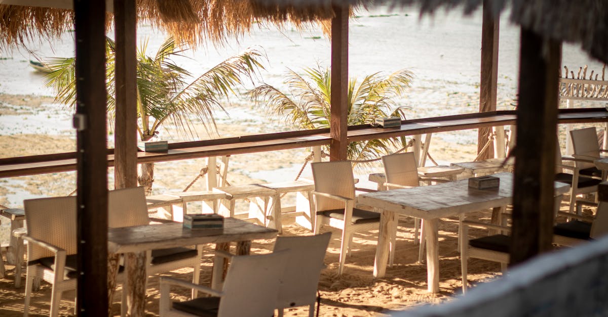 découvrez notre restaurant en bord de mer, où des saveurs originales se mêlent à une décoration excentrique pour une expérience culinaire inoubliable. dégustez des plats uniques dans une ambiance décontractée, tout en profitant de la vue imprenable sur l'océan.